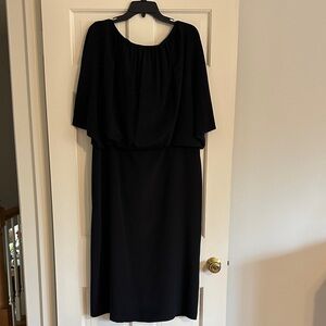 Lafayette 148 New York Black Midi Dress